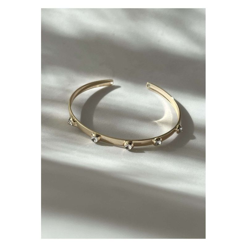 Fashion, accesorii si bijuterii - Femei - Bijuterii femei - Bratari femei - Brățară Heliophilia, alamă, auriu/alb, 600KNS1116 - Infinity.ro