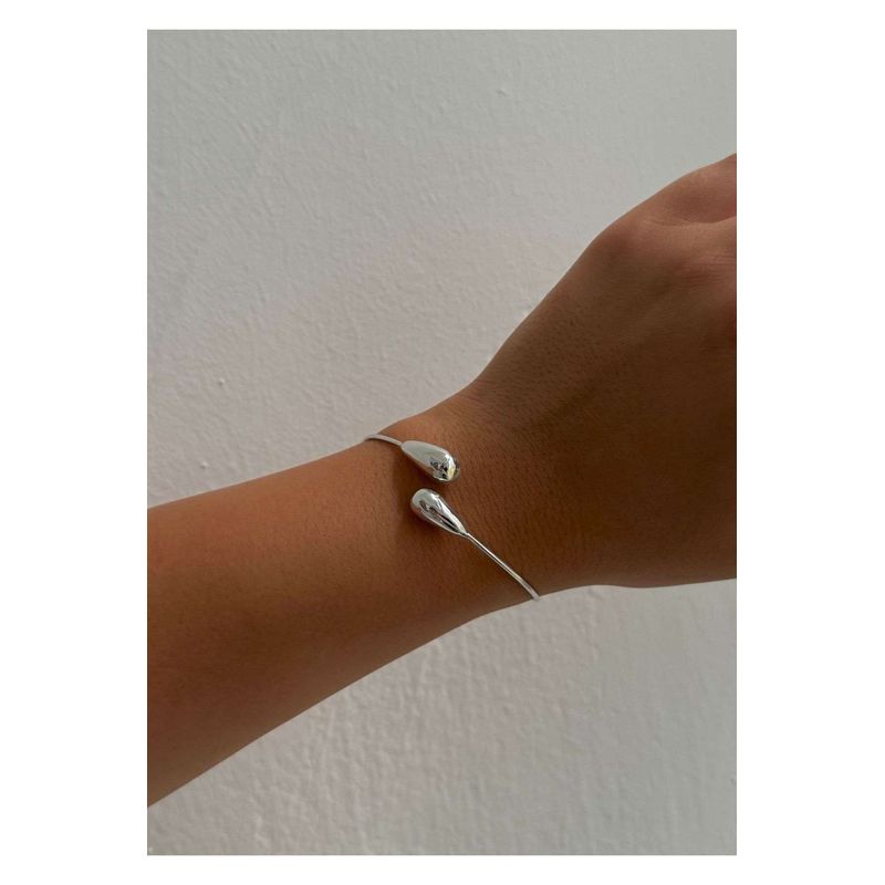 Fashion, accesorii si bijuterii - Femei - Bijuterii femei - Bratari femei - Brățară Heliophilia, alamă, argintiu, 600KNS1109 - Infinity.ro