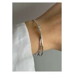 Fashion, accesorii si bijuterii - Femei - Bijuterii femei - Bratari femei - Brățară Heliophilia, alamă, argintiu, 600KNS1110 - Infinity.ro