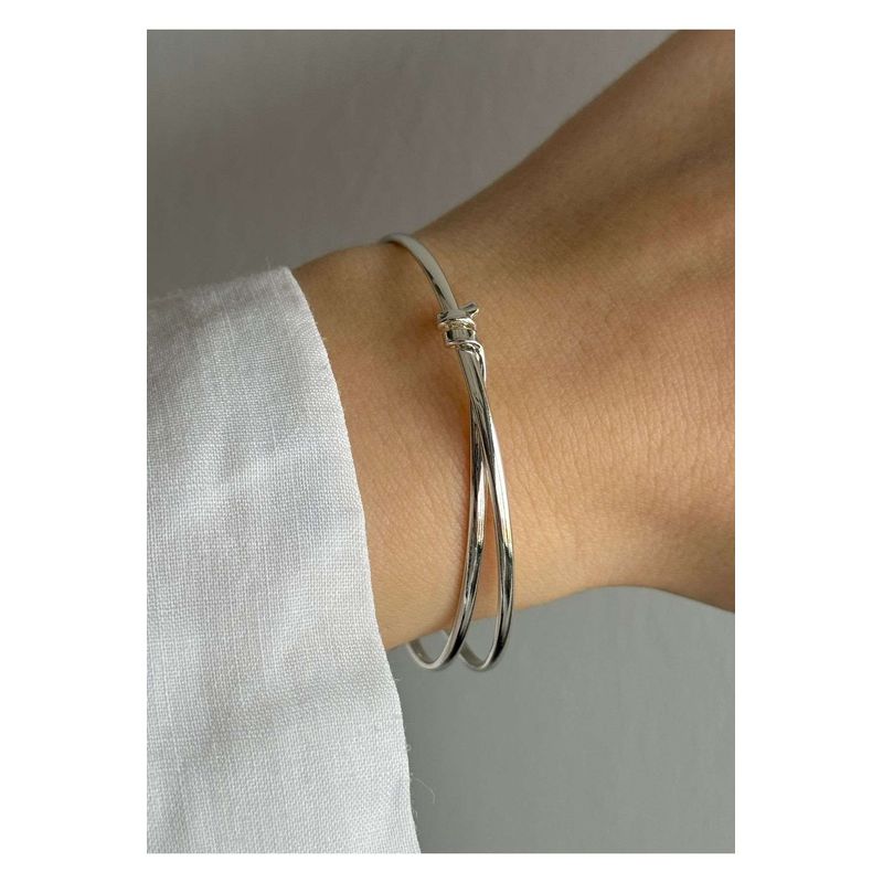 Fashion, accesorii si bijuterii - Femei - Bijuterii femei - Bratari femei - Brățară Heliophilia, alamă, argintiu, 600KNS1110 - Infinity.ro