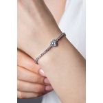 Fashion, accesorii si bijuterii - Femei - Bijuterii femei - Bratari femei - Brățară metal Heliophilia, metal, alb, 410ELK1800 - Infinity.ro