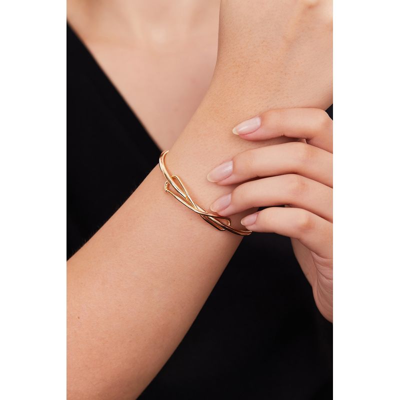 Fashion, accesorii si bijuterii - Femei - Bijuterii femei - Bratari femei - Brățară metal Heliophilia, metal, auriu, 410ELK1727 - Infinity.ro