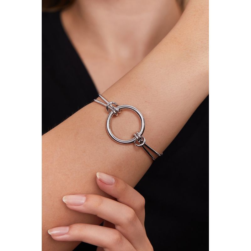 Fashion, accesorii si bijuterii - Femei - Bijuterii femei - Bratari femei - Brățară metal Heliophilia, metal, argintiu, 410ELK1736 - Infinity.ro