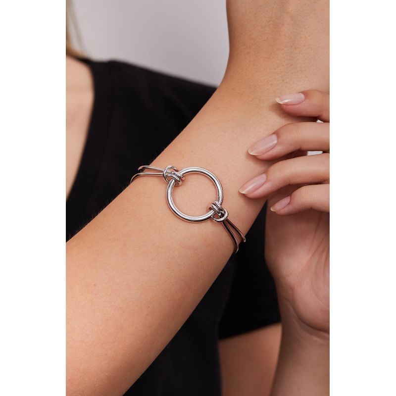 Fashion, accesorii si bijuterii - Femei - Bijuterii femei - Bratari femei - Brățară metal Heliophilia, metal, argintiu, 410ELK1736 - Infinity.ro