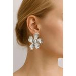 Fashion, accesorii si bijuterii - Femei - Bijuterii femei - Cercei femei - Cercei Heliophilia, alamă, argintiu, 511AUR1712 - Infinity.ro