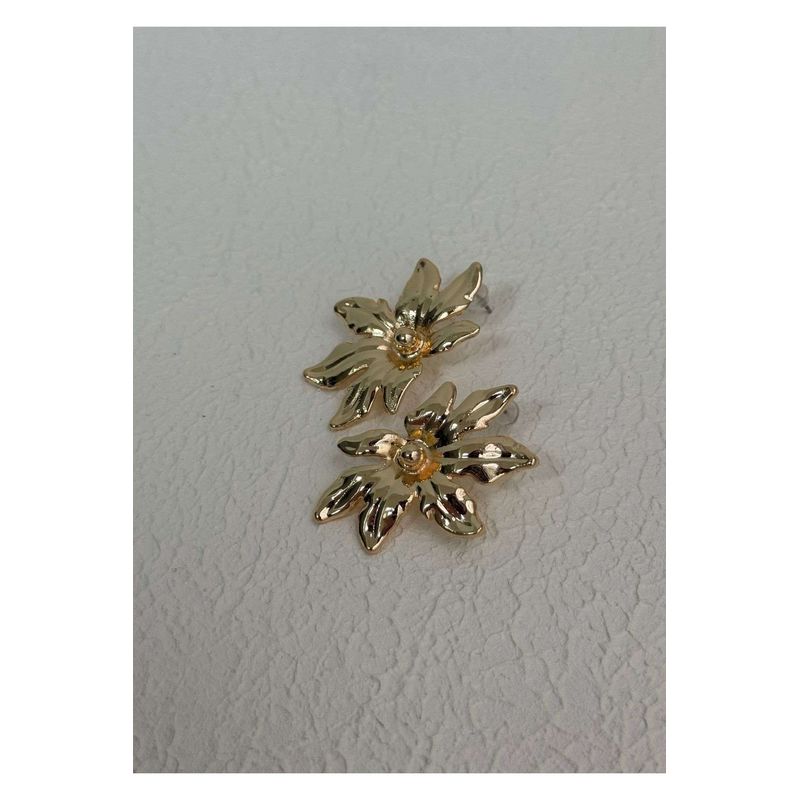Fashion, accesorii si bijuterii - Femei - Bijuterii femei - Cercei femei - Cercei Heliophilia, alamă, auriu, 600KNS1128 - Infinity.ro