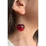 Fashion, accesorii si bijuterii - Femei - Bijuterii femei - Cercei femei - Cercei Heliophilia, alamă, roșu, 511AUR1488 - Infinity.ro