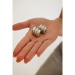 Fashion, accesorii si bijuterii - Femei - Bijuterii femei - Cercei femei - Cercei Heliophilia, alamă, argintiu, 511AUR1427 - Infinity.ro