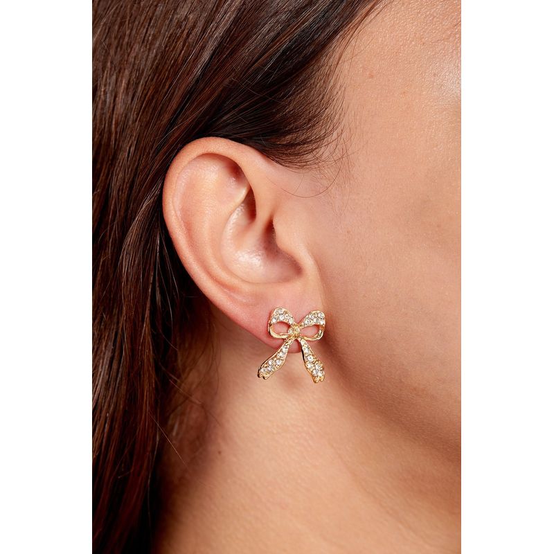 Fashion, accesorii si bijuterii - Femei - Bijuterii femei - Cercei femei - Cercel metal Heliophilia, metal, auriu, 410ELK1756 - Infinity.ro