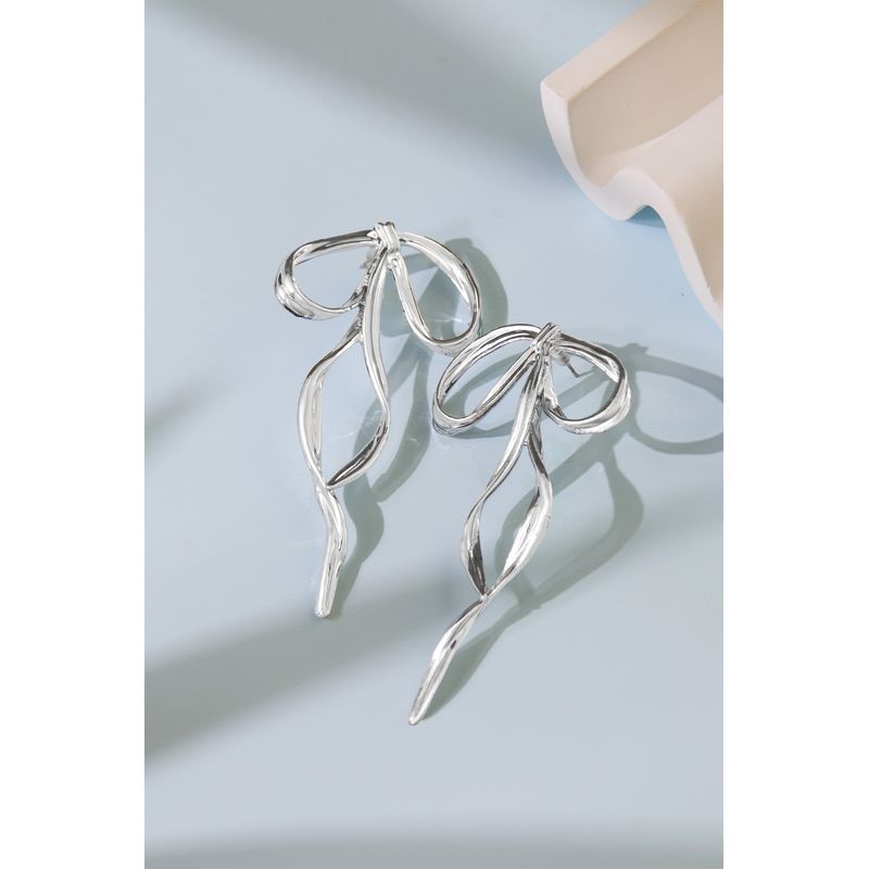 Fashion, accesorii si bijuterii - Femei - Bijuterii femei - Cercei femei - Cercel metal Heliophilia, metal, argintiu, 410ELK1753 - Infinity.ro