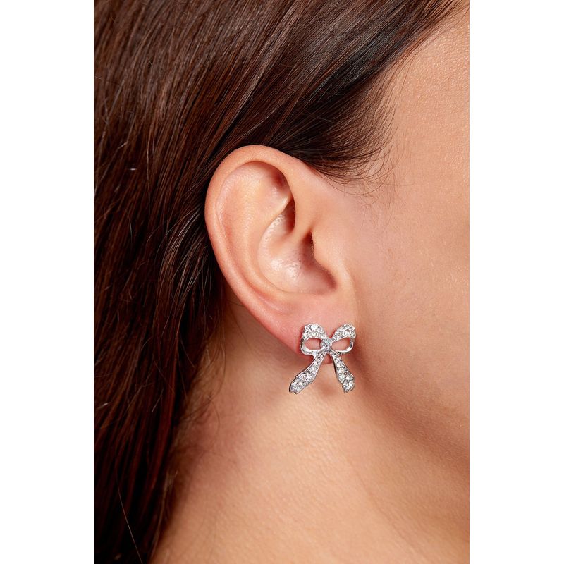 Fashion, accesorii si bijuterii - Femei - Bijuterii femei - Cercei femei - Cercel metal Heliophilia, metal, argintiu, 410ELK1757 - Infinity.ro