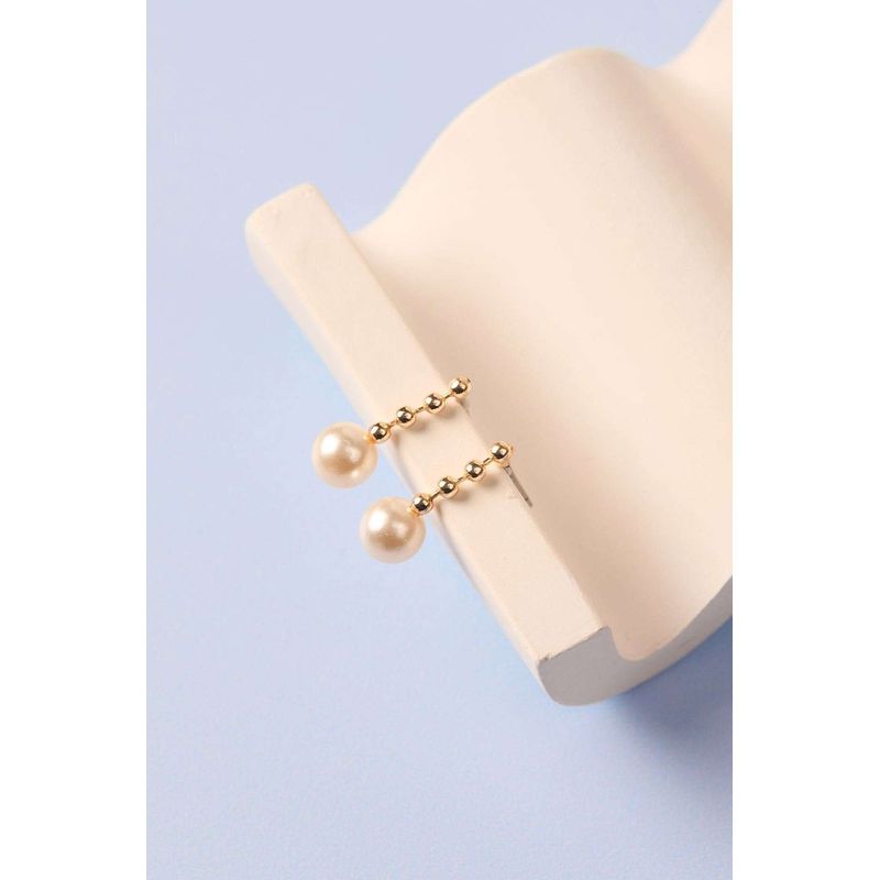 Fashion, accesorii si bijuterii - Femei - Bijuterii femei - Cercei femei - Cercel metal Heliophilia, metal, auriu, 410ELK1784 - Infinity.ro