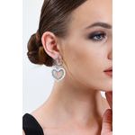 Fashion, accesorii si bijuterii - Femei - Bijuterii femei - Cercei femei - Cercei Heliophilia, alamă, argintiu, 511AUR1110 - Infinity.ro