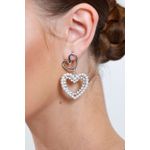 Fashion, accesorii si bijuterii - Femei - Bijuterii femei - Cercei femei - Cercei Heliophilia, alamă, argintiu, 511AUR1110 - Infinity.ro