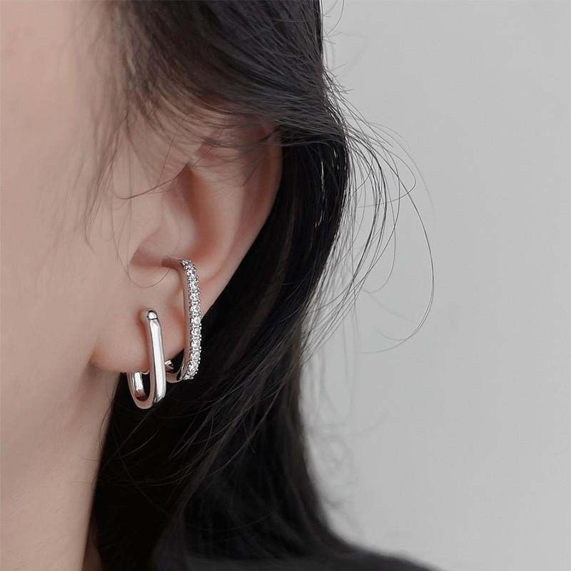 Fashion, accesorii si bijuterii - Femei - Bijuterii femei - Cercei femei - Cercei Heliophilia, alamă, argintiu, 511AUR1581 - Infinity.ro