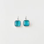 Fashion, accesorii si bijuterii - Femei - Bijuterii femei - Cercei femei - Cercei oțel Heliophilia, oțel inoxidabil, argintiu/aqua, 426OPL1303 - Infinity.ro