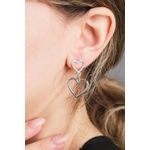 Fashion, accesorii si bijuterii - Femei - Bijuterii femei - Cercei femei - Cercei Heliophilia, alamă, argintiu, 511AUR1470 - Infinity.ro