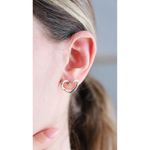Fashion, accesorii si bijuterii - Femei - Bijuterii femei - Cercei femei - Cercei Heliophilia, alamă, argintiu, 511AUR1476 - Infinity.ro