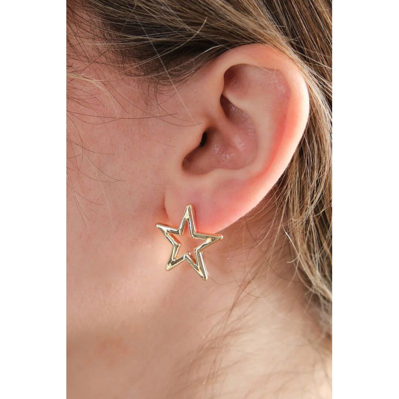 Fashion, accesorii si bijuterii - Femei - Bijuterii femei - Cercei femei - Cercei Heliophilia, alamă, auriu, 511AUR1469 - Infinity.ro