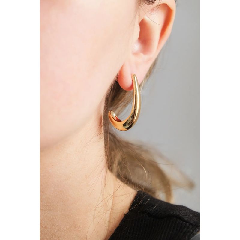 Fashion, accesorii si bijuterii - Femei - Bijuterii femei - Cercei femei - Cercei Heliophilia, alamă, auriu, 511AUR1454 - Infinity.ro