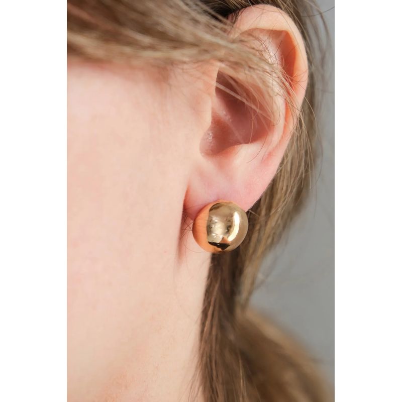 Fashion, accesorii si bijuterii - Femei - Bijuterii femei - Cercei femei - Cercei Heliophilia, alamă, auriu, 511AUR1455 - Infinity.ro
