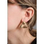 Fashion, accesorii si bijuterii - Femei - Bijuterii femei - Cercei femei - Cercei Heliophilia, alamă, auriu, 511AUR1467 - Infinity.ro