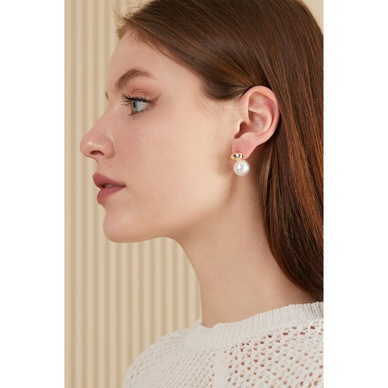 Fashion, accesorii si bijuterii - Femei - Bijuterii femei - Cercei femei - Cercei Heliophilia, alamă, auriu, 511AUR1414 - Infinity.ro