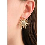 Fashion, accesorii si bijuterii - Femei - Bijuterii femei - Cercei femei - Cercei Heliophilia, alamă, auriu, 511AUR1813 - Infinity.ro