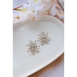 Fashion, accesorii si bijuterii - Femei - Bijuterii femei - Cercei femei - Cercei Heliophilia, alamă, argintiu, 511AUR1814 - Infinity.ro