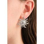 Fashion, accesorii si bijuterii - Femei - Bijuterii femei - Cercei femei - Cercei Heliophilia, alamă, argintiu, 511AUR1814 - Infinity.ro
