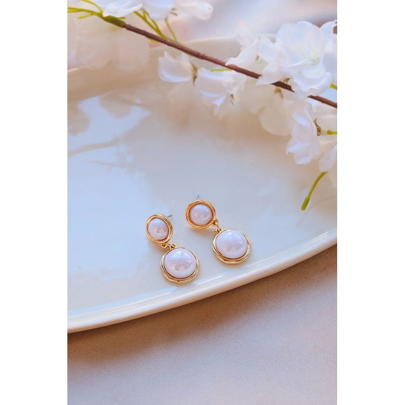 Fashion, accesorii si bijuterii - Femei - Bijuterii femei - Cercei femei - Cercei Heliophilia, alamă, auriu, 511AUR1819 - Infinity.ro