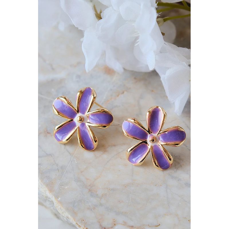 Fashion, accesorii si bijuterii - Femei - Bijuterii femei - Cercei femei - Cercei Heliophilia, alamă, auriu, 511AUR1800 - Infinity.ro