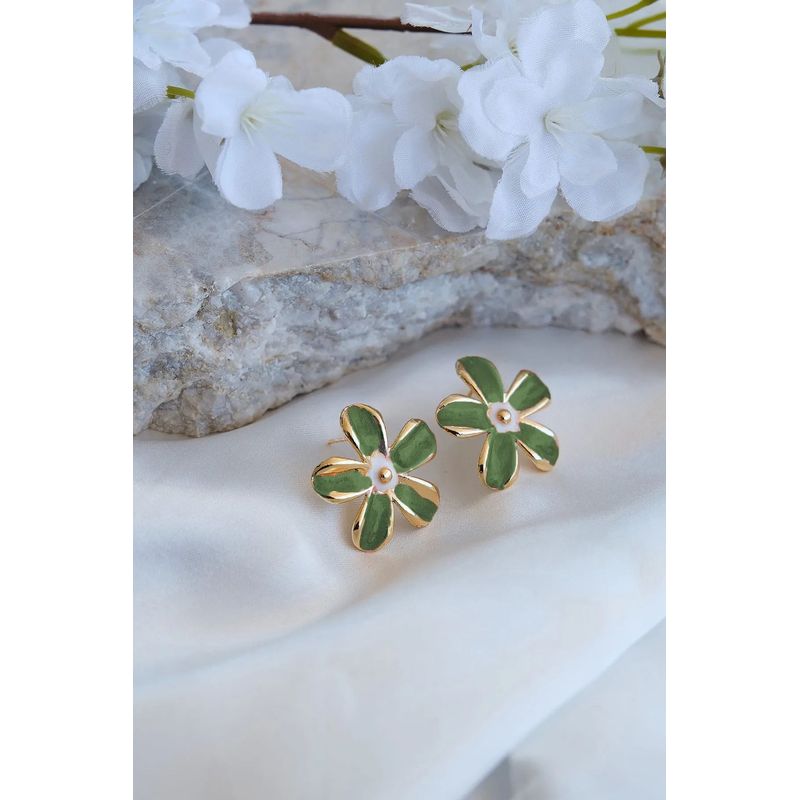 Fashion, accesorii si bijuterii - Femei - Bijuterii femei - Cercei femei - Cercei Heliophilia, alamă, auriu, 511AUR1746 - Infinity.ro