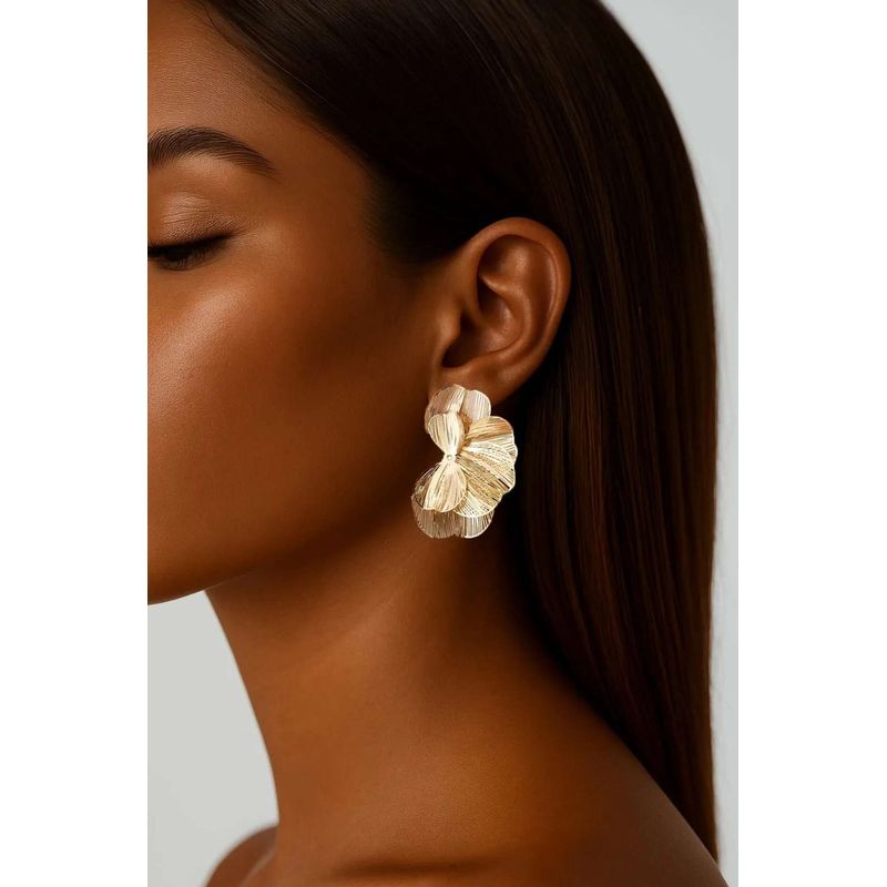 Fashion, accesorii si bijuterii - Femei - Bijuterii femei - Cercei femei - Cercei Heliophilia, alamă, auriu, 511AUR1717 - Infinity.ro