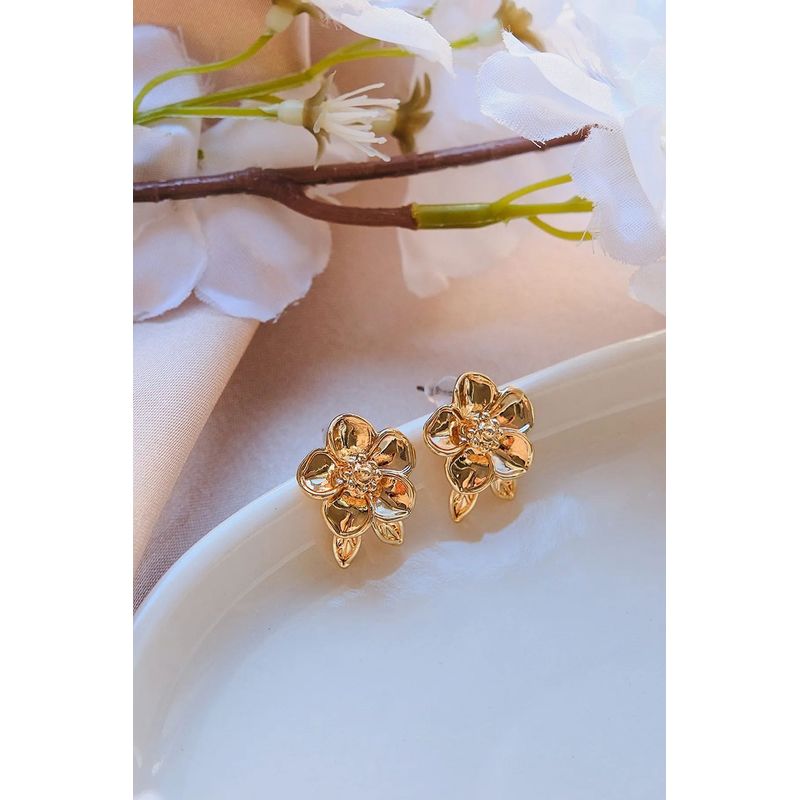 Fashion, accesorii si bijuterii - Femei - Bijuterii femei - Cercei femei - Cercei Heliophilia, alamă, auriu, 511AUR1812 - Infinity.ro