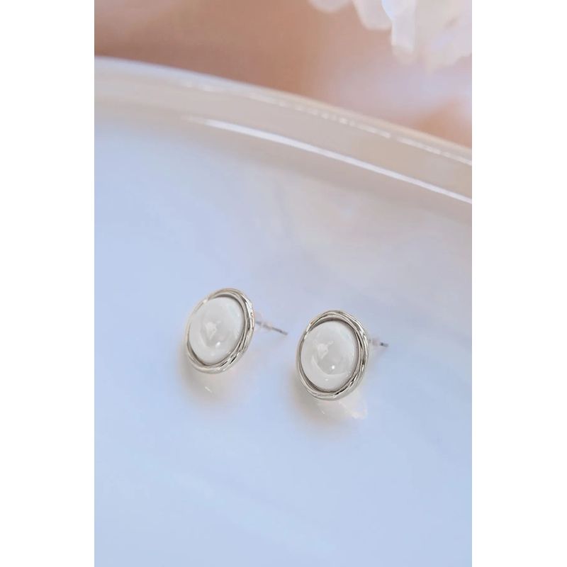 Fashion, accesorii si bijuterii - Femei - Bijuterii femei - Cercei femei - Cercei Heliophilia, alamă, argintiu, 511AUR1820 - Infinity.ro