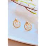 Fashion, accesorii si bijuterii - Femei - Bijuterii femei - Cercei femei - Cercei Heliophilia, alamă, auriu, 511AUR1803 - Infinity.ro