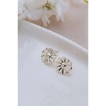 Fashion, accesorii si bijuterii - Femei - Bijuterii femei - Cercei femei - Cercei Heliophilia, alamă, argintiu, 511AUR1758 - Infinity.ro