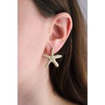 Fashion, accesorii si bijuterii - Femei - Bijuterii femei - Cercei femei - Cercei Heliophilia, alamă, auriu, 511AUR1748 - Infinity.ro