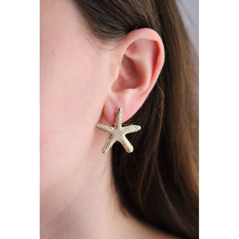 Fashion, accesorii si bijuterii - Femei - Bijuterii femei - Cercei femei - Cercei Heliophilia, alamă, auriu, 511AUR1748 - Infinity.ro