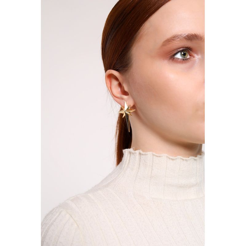 Fashion, accesorii si bijuterii - Femei - Bijuterii femei - Cercei femei - Cercei Heliophilia, alamă, auriu, 511AUR1430 - Infinity.ro