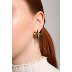Fashion, accesorii si bijuterii - Femei - Bijuterii femei - Cercei femei - Cercei Heliophilia, alamă, auriu, 511AUR1430 - Infinity.ro