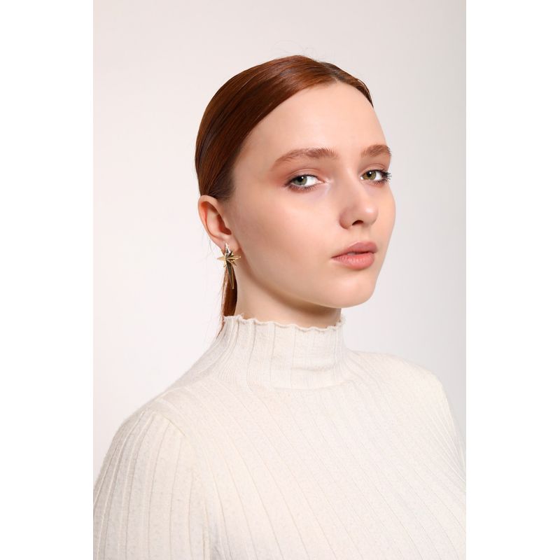Fashion, accesorii si bijuterii - Femei - Bijuterii femei - Cercei femei - Cercei Heliophilia, alamă, auriu, 511AUR1430 - Infinity.ro