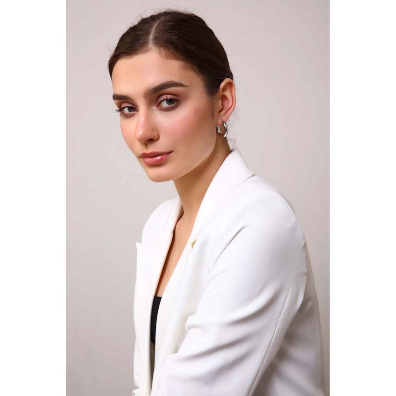 Fashion, accesorii si bijuterii - Femei - Bijuterii femei - Cercei femei - Cercei Heliophilia, alamă, argintiu, 511AUR1590 - Infinity.ro