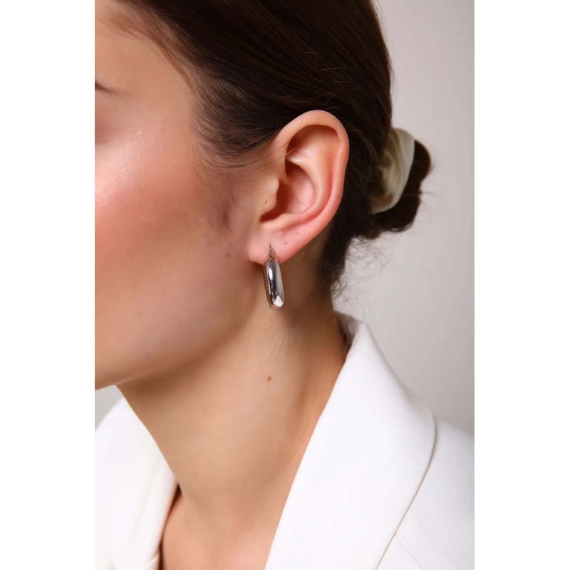 Fashion, accesorii si bijuterii - Femei - Bijuterii femei - Cercei femei - Cercei Heliophilia, alamă, argintiu, 511AUR1590 - Infinity.ro