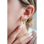 Fashion, accesorii si bijuterii - Femei - Bijuterii femei - Cercei femei - Cercei Heliophilia, alamă, auriu, 511AUR1566 - Infinity.ro