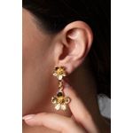 Fashion, accesorii si bijuterii - Femei - Bijuterii femei - Cercei femei - Cercel metal Heliophilia, metal, multicolor, 410ELK1823 - Infinity.ro