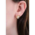 Fashion, accesorii si bijuterii - Femei - Bijuterii femei - Cercei femei - Cercei Heliophilia, alamă, auriu, 511AUR1754 - Infinity.ro