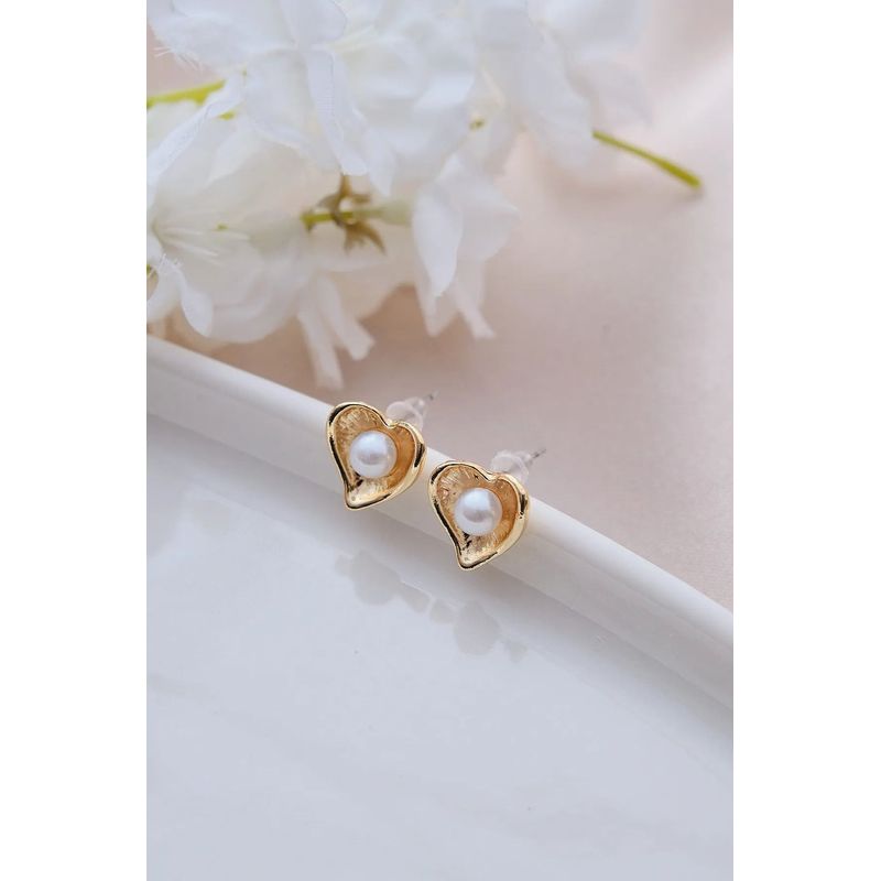 Fashion, accesorii si bijuterii - Femei - Bijuterii femei - Cercei femei - Cercei Heliophilia, alamă, auriu, 511AUR1754 - Infinity.ro
