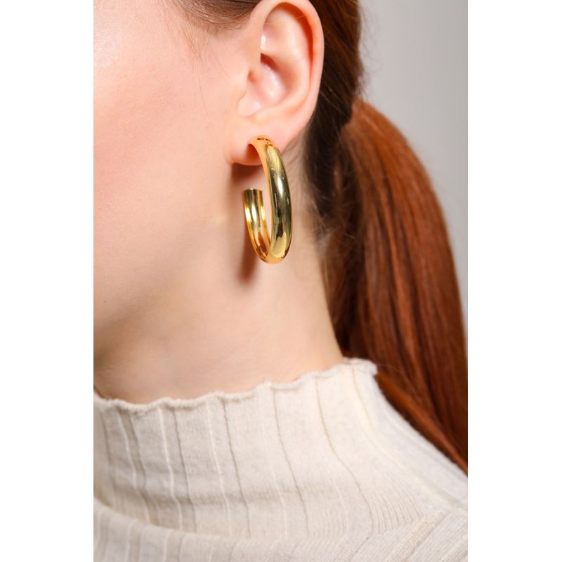 Fashion, accesorii si bijuterii - Femei - Bijuterii femei - Cercei femei - Cercei Heliophilia, alamă, auriu, 511AUR1436 - Infinity.ro